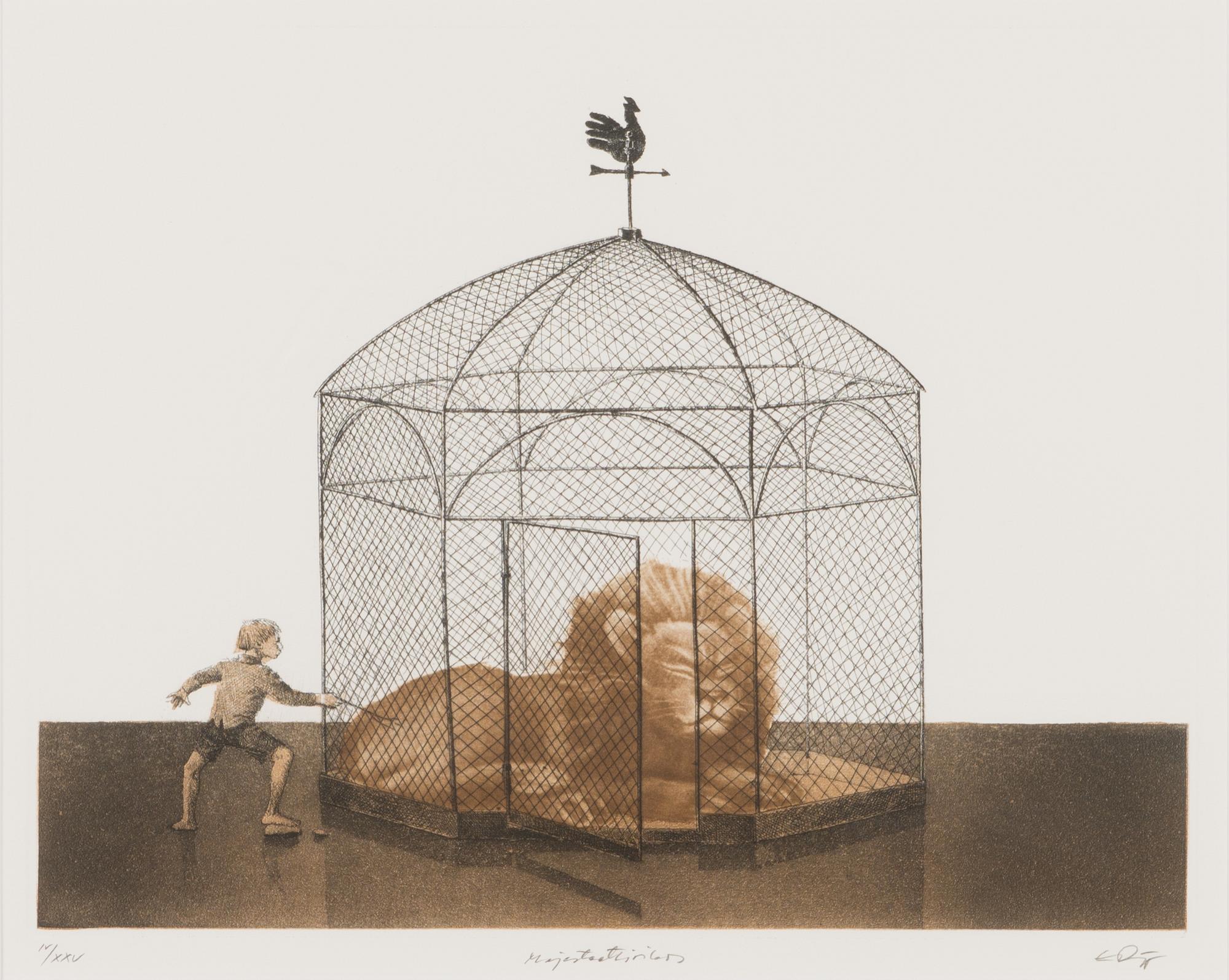 Esa Riippa, etsning och akvatint, signerad och numrerad IV/XXV.