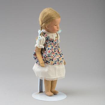 A Käthe Kruse doll, Germany, 1940's.