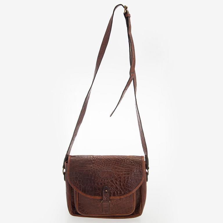 Mulberry, väska samt kalender omslag och plånbok, vintage, England.