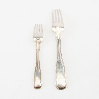 Harald Nielsen, bestick 73 dlr silver "Old Danish" Georg Jensen.