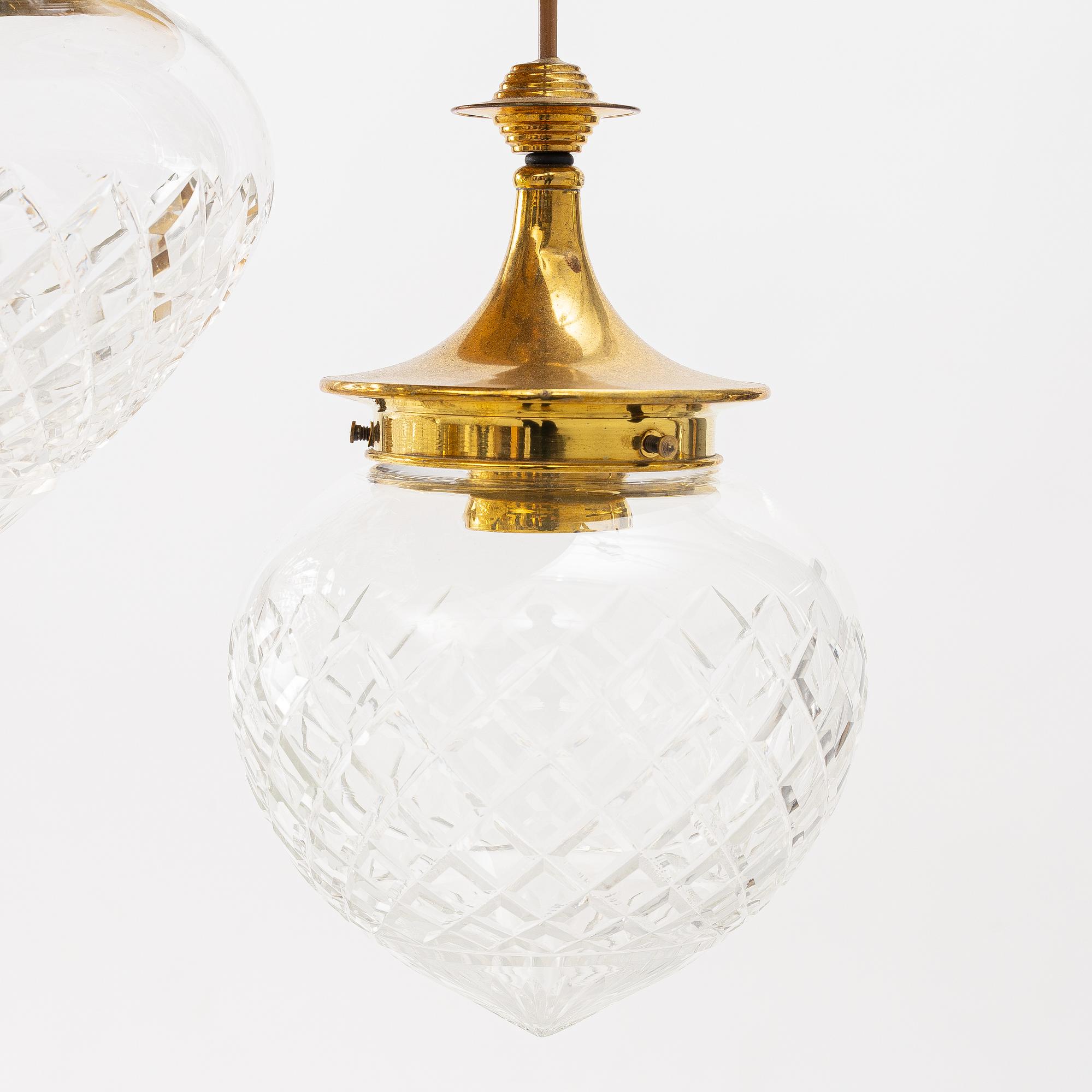 Ceiling lamp, first half of the 20th century.