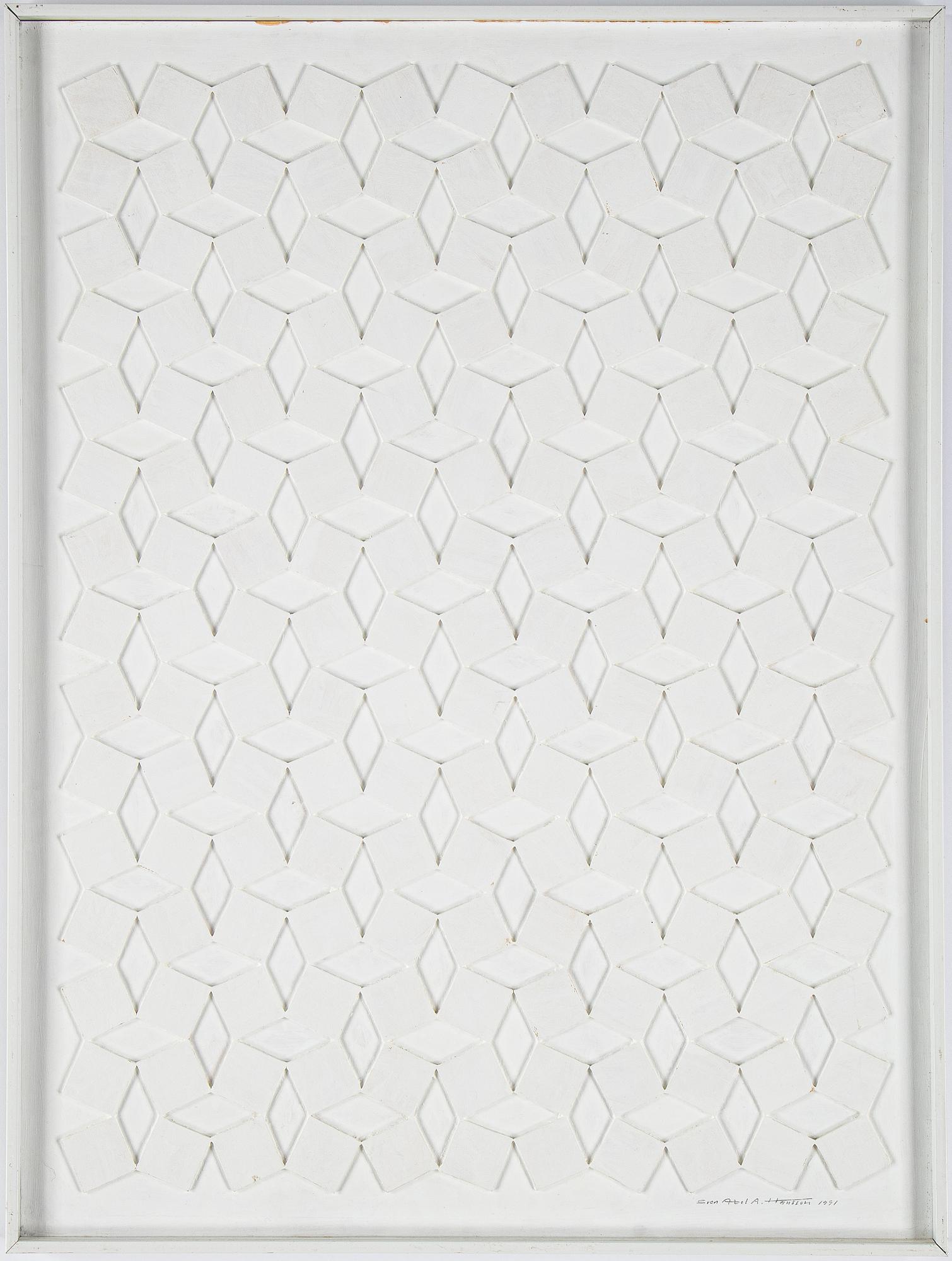 Sven Hansson, relief, signerad och daterad 1991.