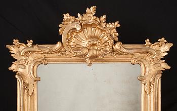 A Swedish Rococo 18th century frame/mirror.