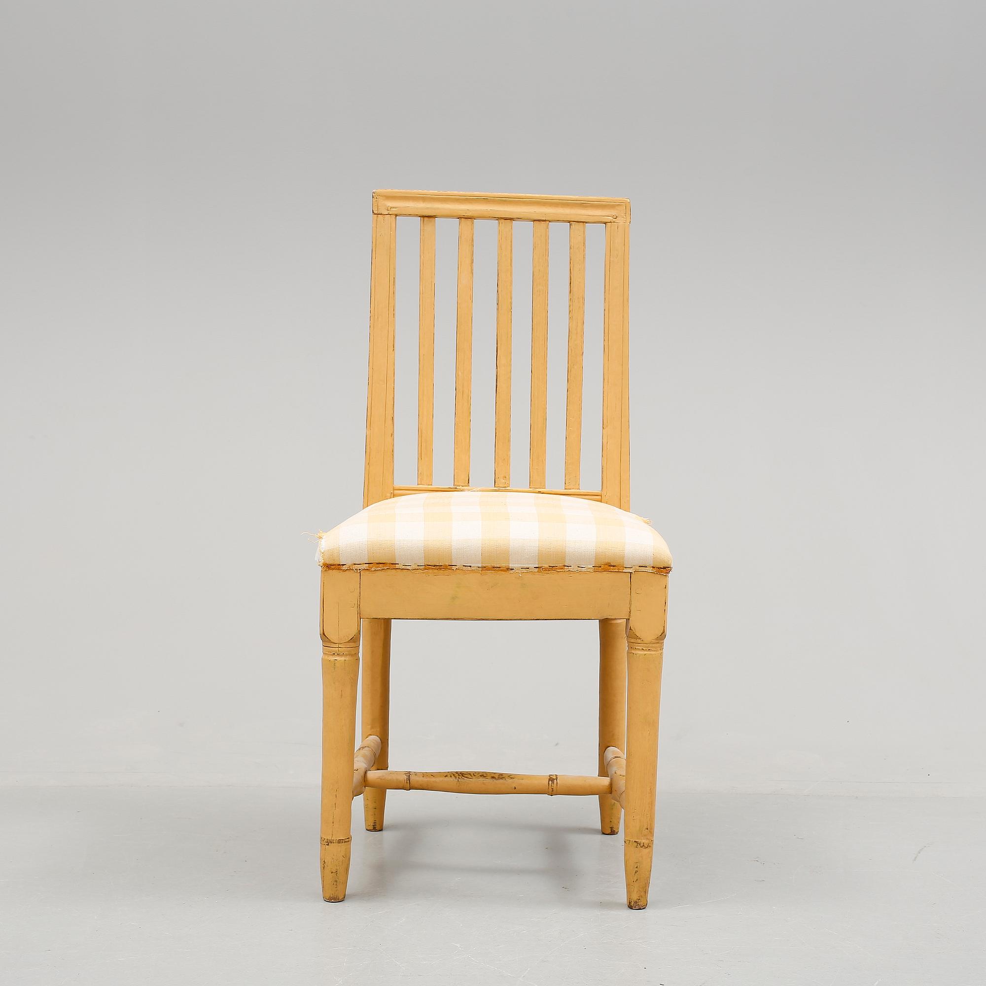 STOL. Gustaviansk, 1700-talets slut.