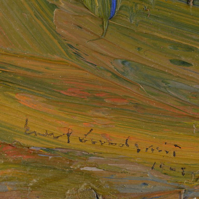 EVERT LUNDQUIST, olja på duk, sign o dat verso o a tergo, 1942.