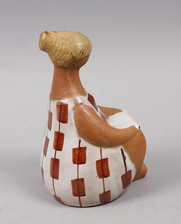 FIGURIN, stengods, Lisa Larsson, Gustavsberg.