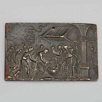RELIEF, brons, 1600/1700-tal.