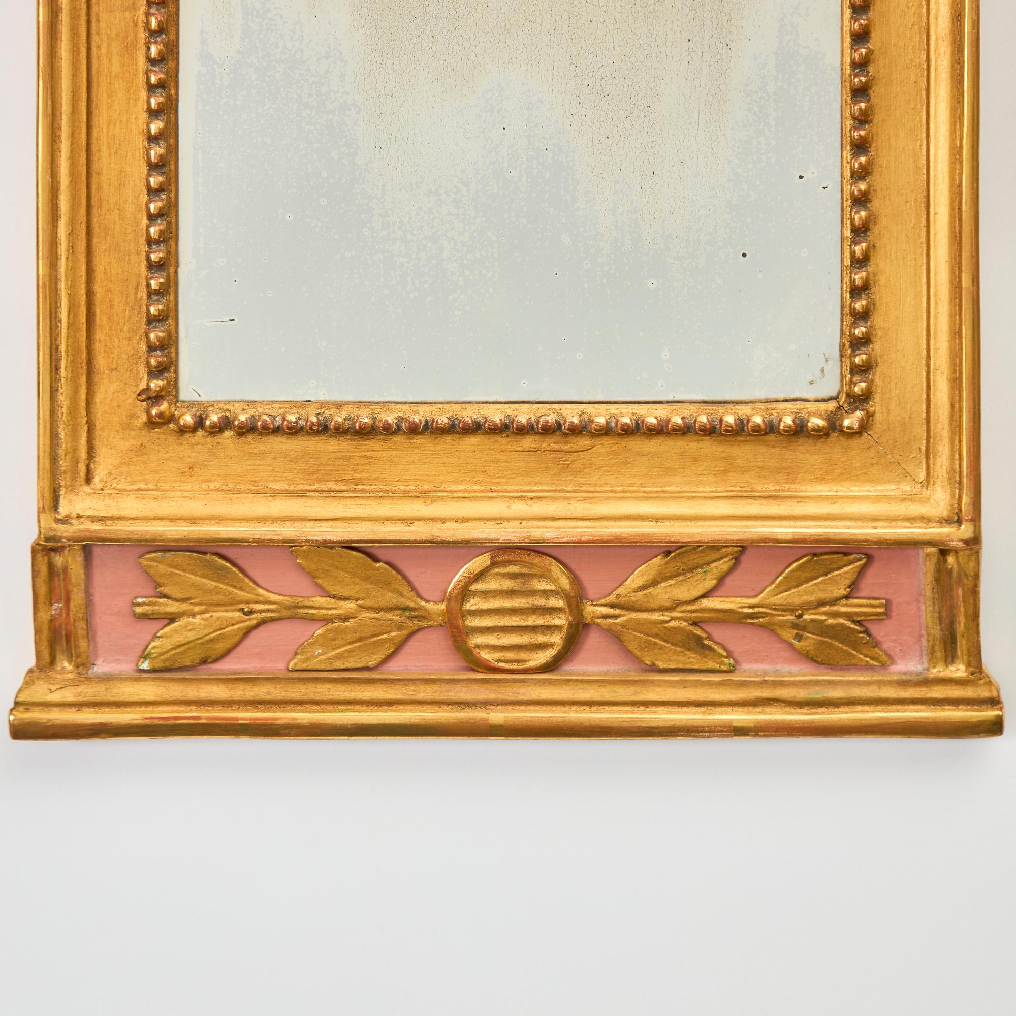 Mirror, late 18th century, Late Gustavian.
