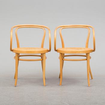 KARMSTOLAR, 6 st, Thonet, 1900-talets mitt.