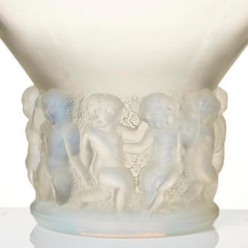 René Lalique, a "Farandole" glass vase, France, post 1930.