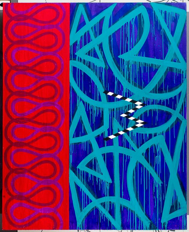 MARI RANTANEN, olja på duk, a tergo sign. och dat. -89.