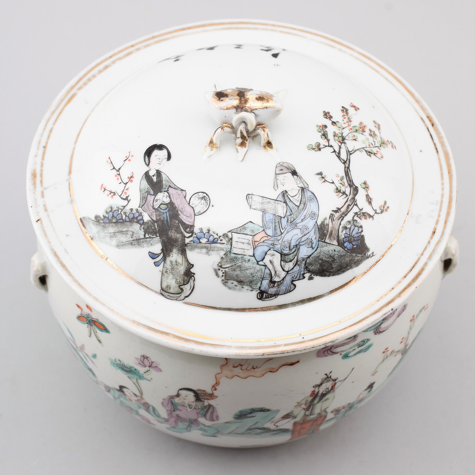 TERRIN, porslin, Kina, 1800-/1900-tal.