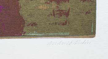 ANDERS ÖSTERLIN, färglitografi, signerad och numrerad E.A. 2/30.