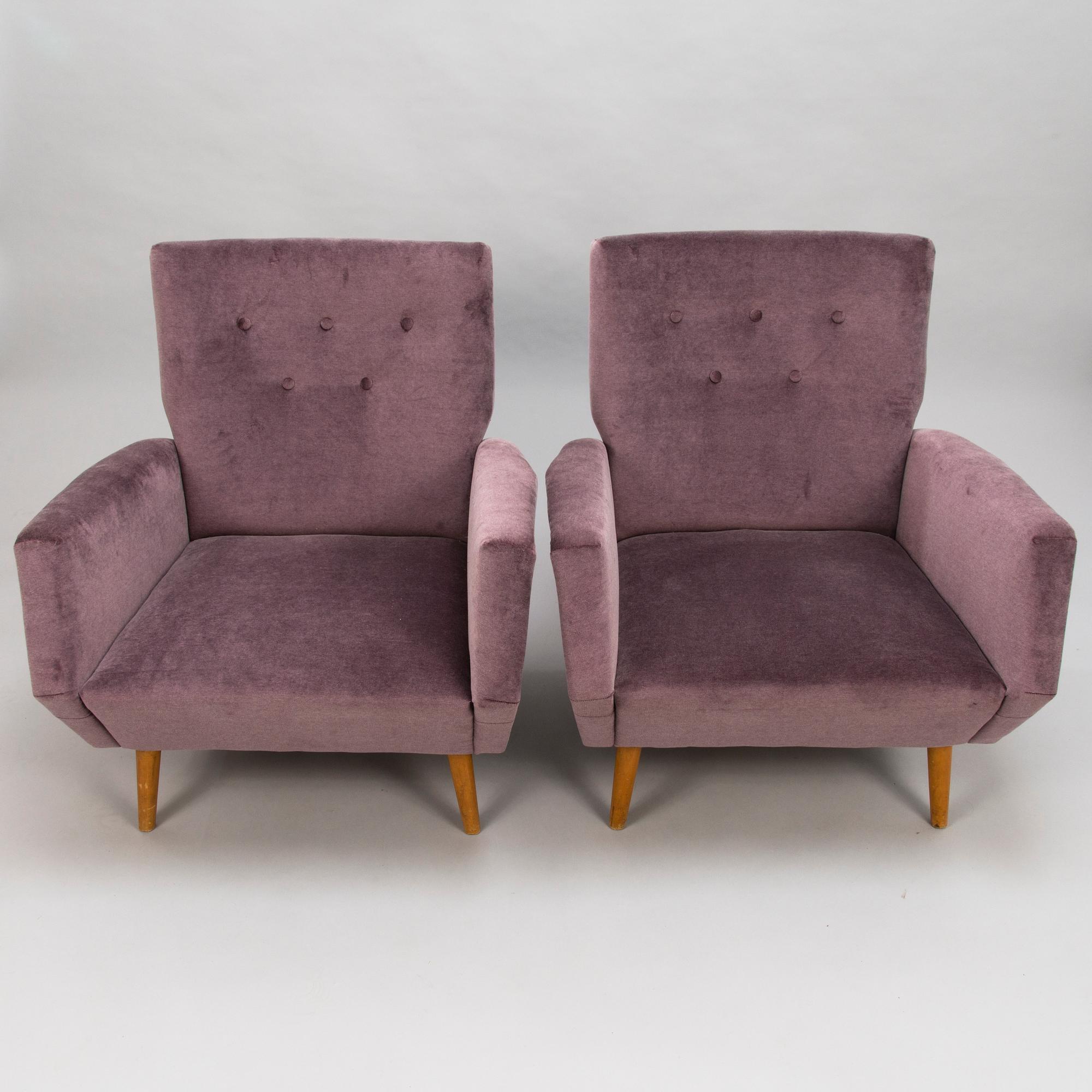 GIO PONTI, nojatuolipari, valmistaja Asko 1957-1959.
