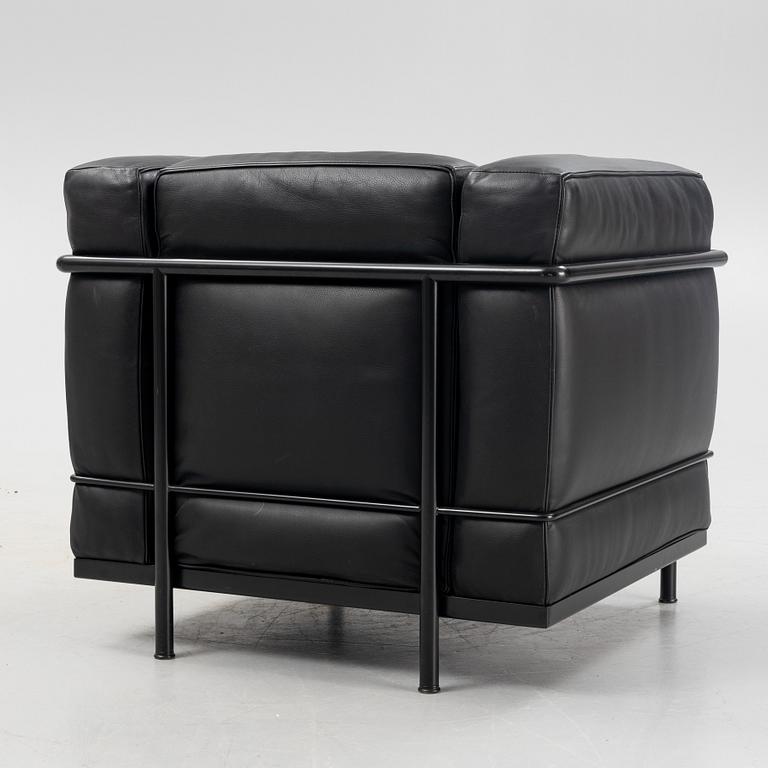Le Corbusier,  Pierre Jeanneret & Charlotte Perriand, a 'LC2' easychair, Cassina.