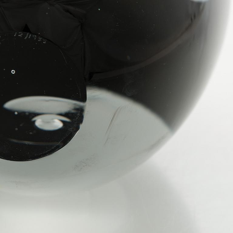 Timo Sarpaneva, glasskulptur, "Claritas", signerad Timo Sarpaneva 12/1985.