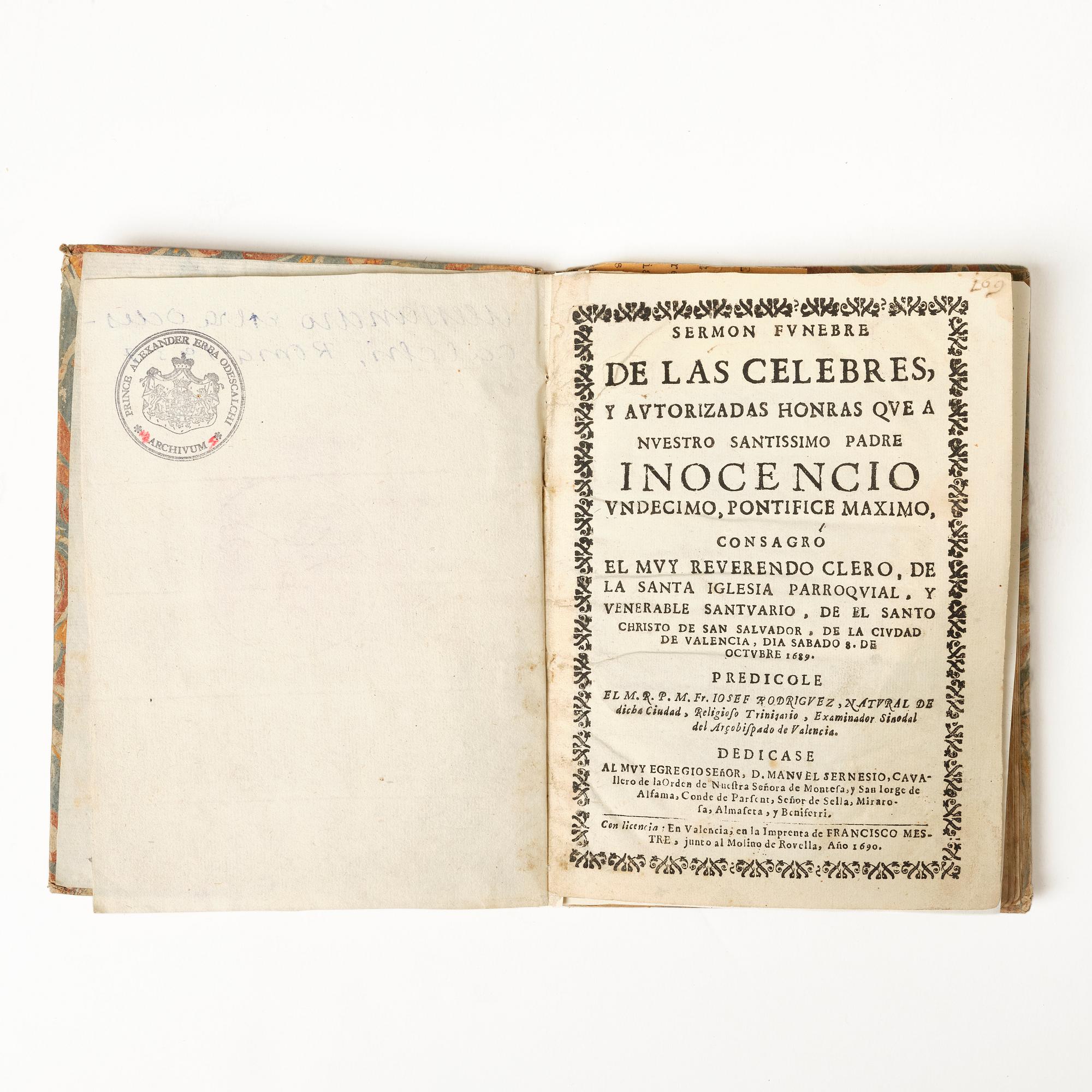 Pope Innocentius XI Odescalchi.