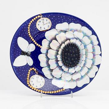 Birger Kaipiainen, dekorationsfat, keramik, märkt Birger Kaipiainen, Arabia Finland.