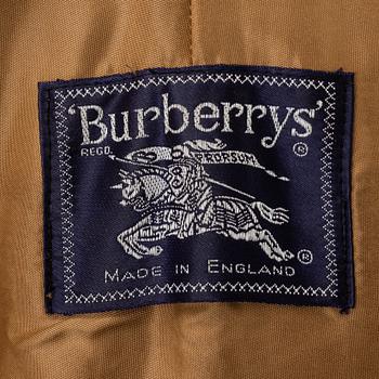 A Burberry trench coat with lining size 10.