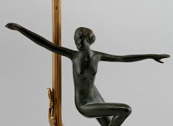 BORDSLAMPA, Josef Lorenzl, art deco, 1930-tal.