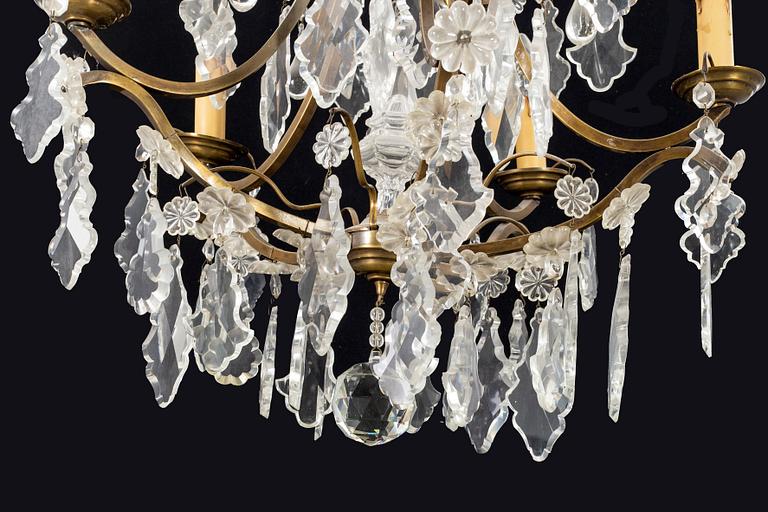 A Baroque style chandelier, first half of the 20th century/middle.