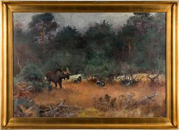 LINDORM LILJEFORS, oil on canvas, signed Lindorm L and dated -42.