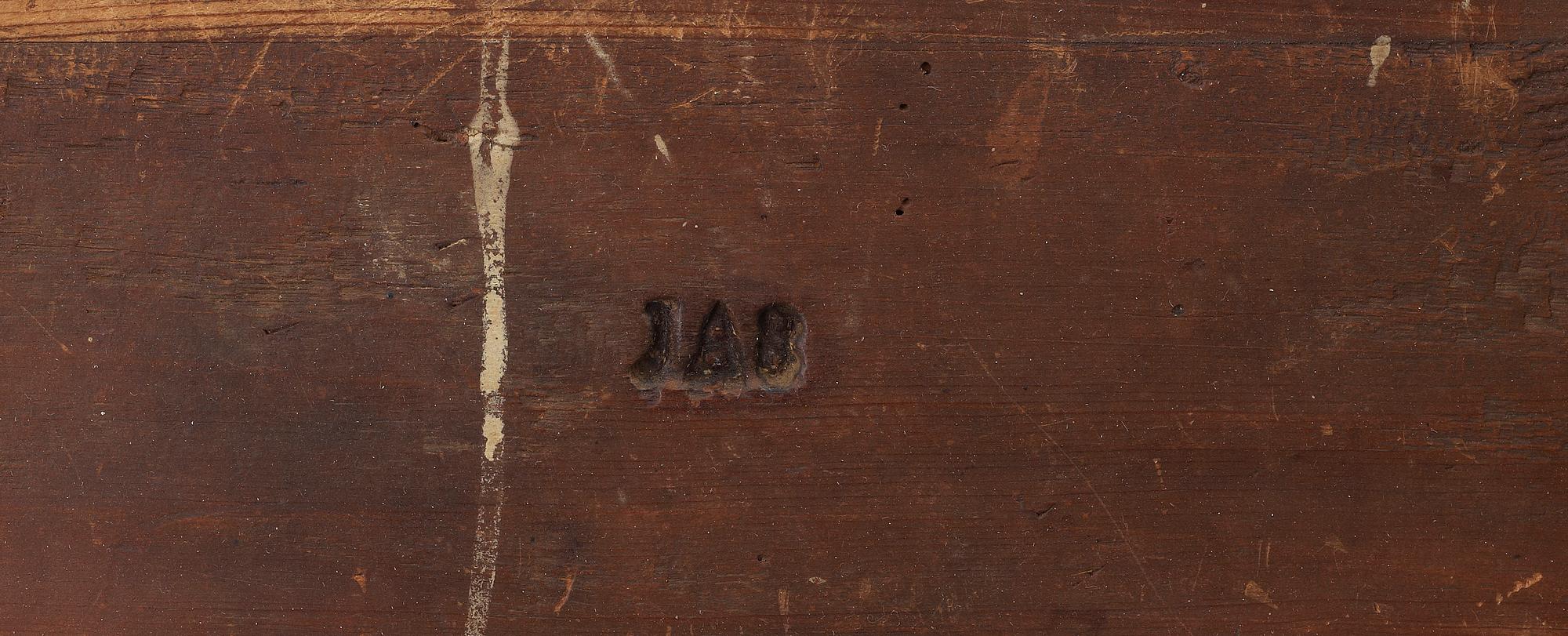 STOLAR, ett par, rokoko 1780-tal, sign JAS.