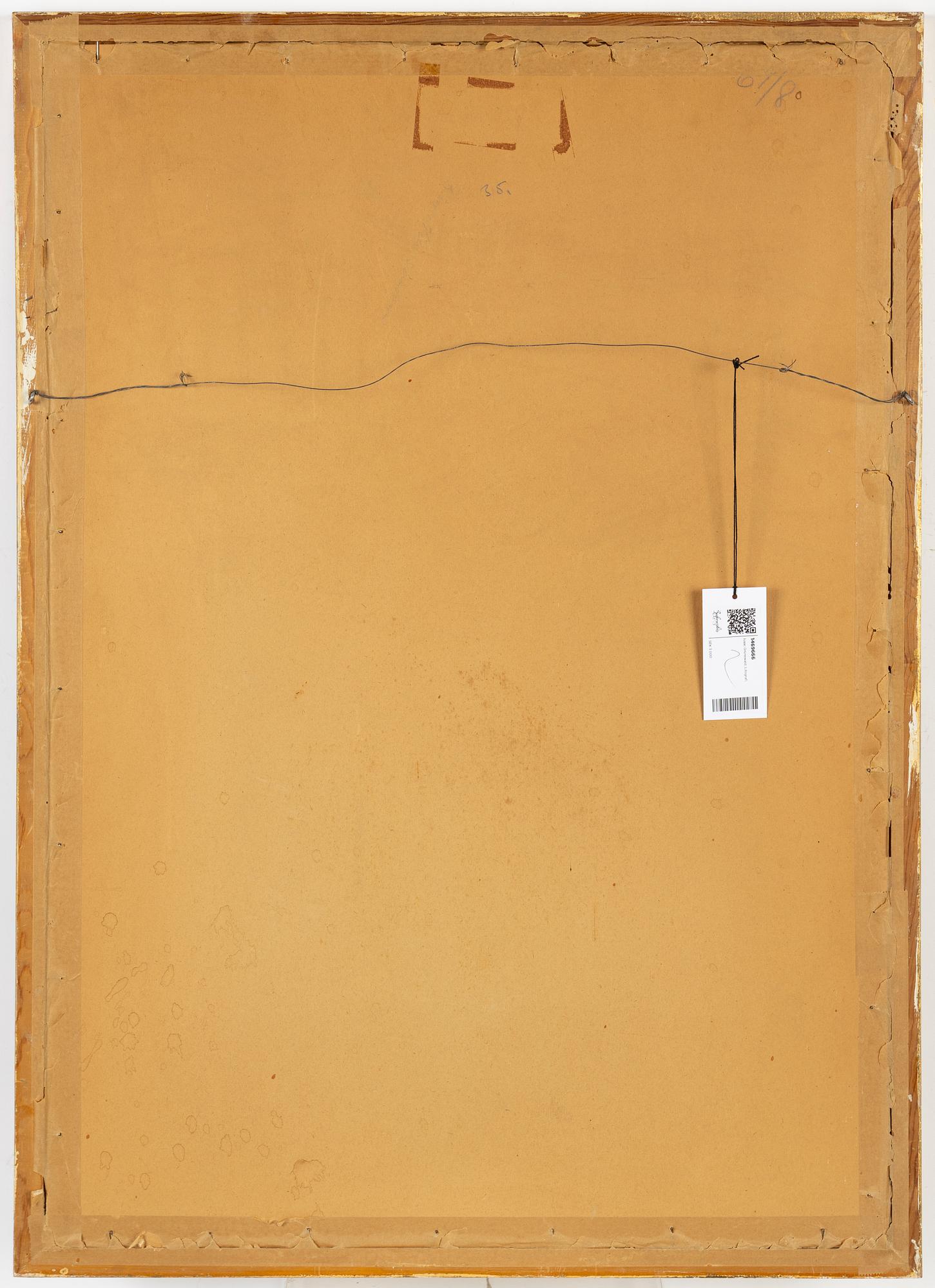 Isaac Grünewald, lithograph in colours, signed 138/200.