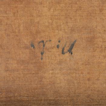 Flemish school, 16th/17th century in the manner of Anton Mirou, Landscape with figure staffage by a village.