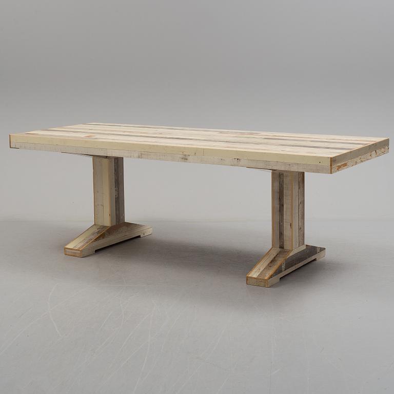 PIET HEIN EEK, "Canteen Scrapwood Table", Holland, 2000-tal.