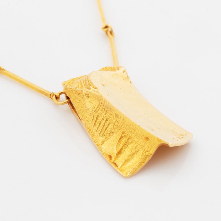 Matti Hyvärinen, collier, 18K guld.