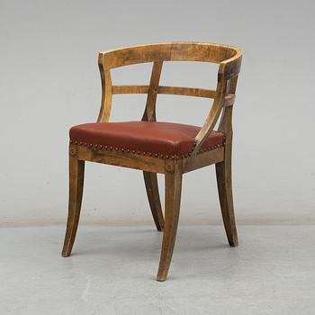 An early 20th century armchair.