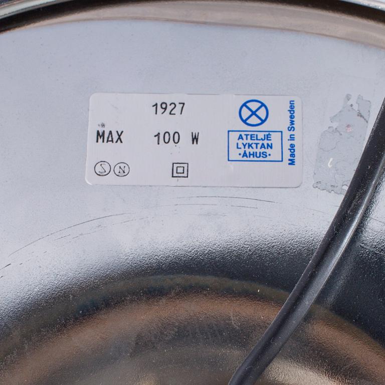 PER SUNDSTEDT, table lamp Modell Mars, Ateljé Lyktan, 20 th.