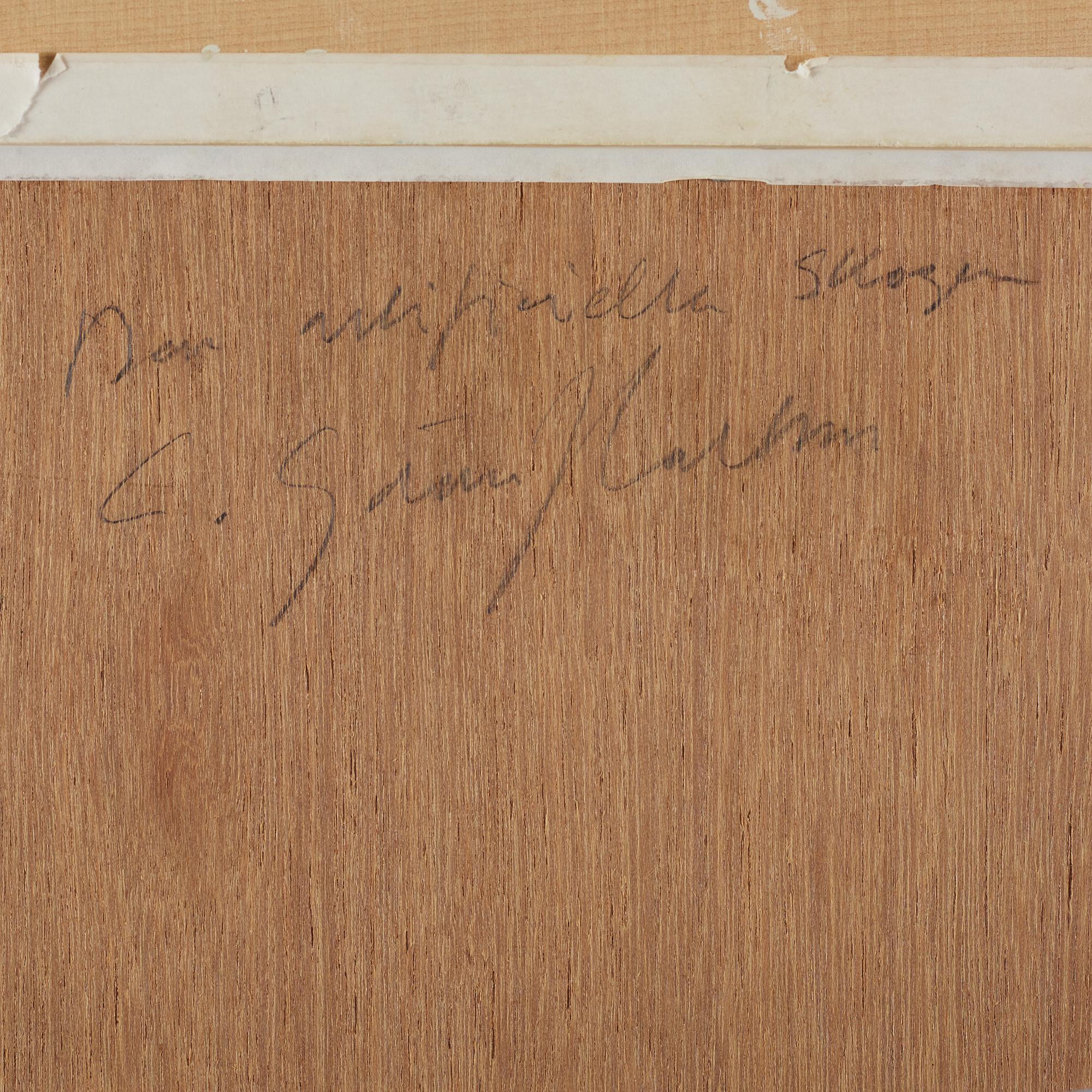 C Göran Karlsson, tenpera on paper, signed and dated -08.