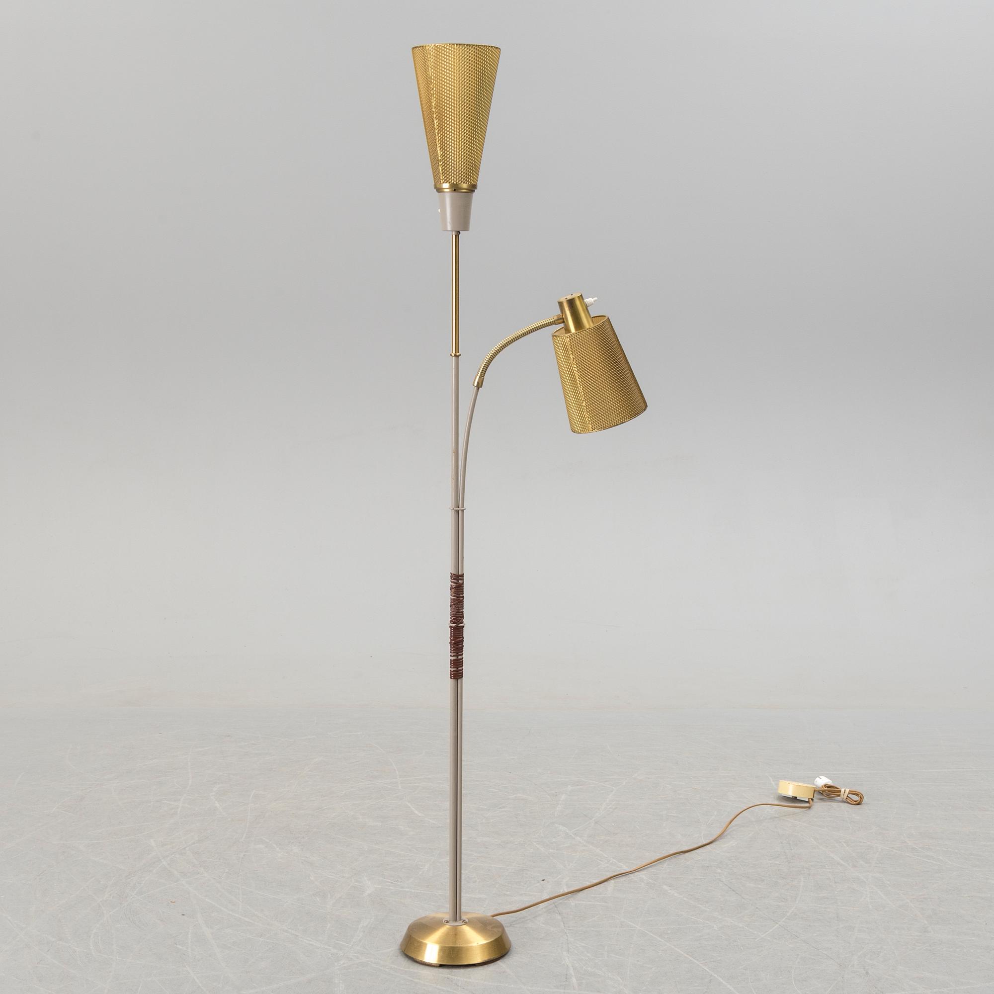 A Floor light by Einar Bäckström Malmö, 1960's.