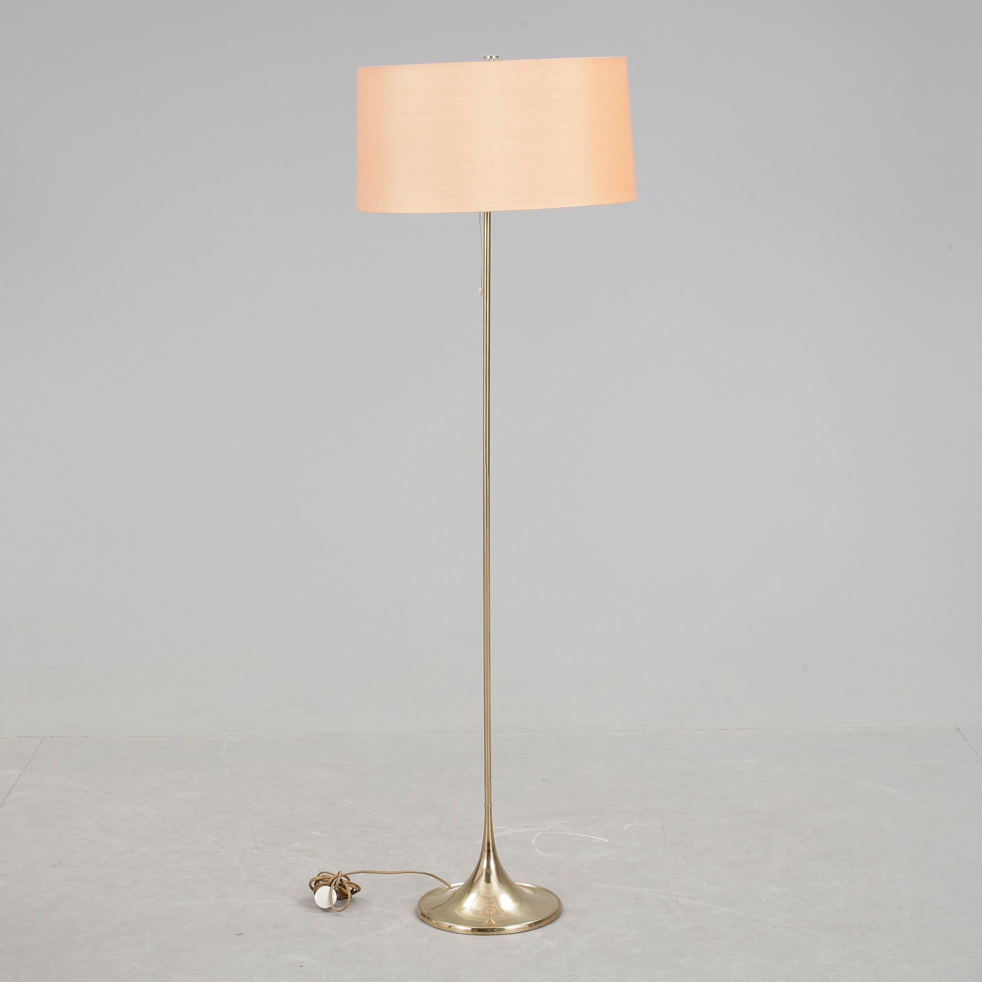GOLVLAMPA, mässing, "Bergboms".