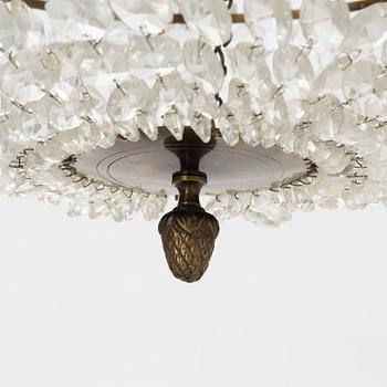 An Empire style chendelier, mid/secnd half of the 20th century.