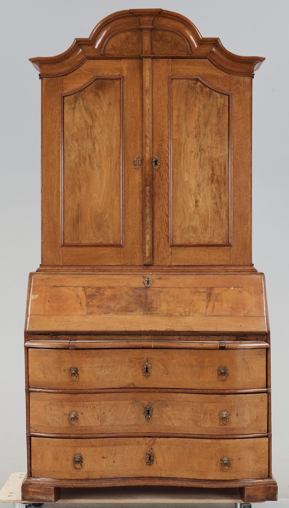 SKRIVSKÅP, senbarock, 1700-tal.