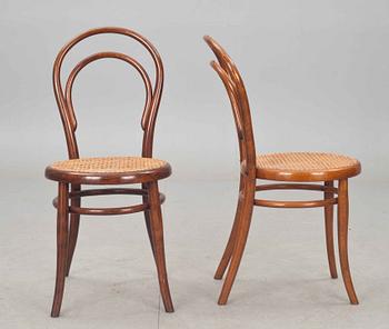 STOLAR, 4 st, Thonet, 1900-talets första hälft.