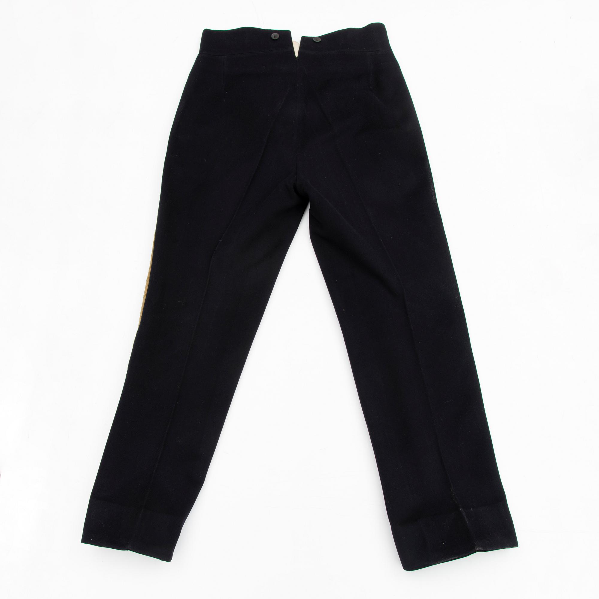 A Finnish naval officer's mess uniform and cape, second half of 20th Century.