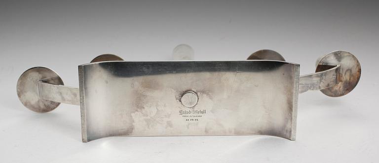 KANDELABER, nysilver, Ystad Metall, 1900-talets andra hälft.