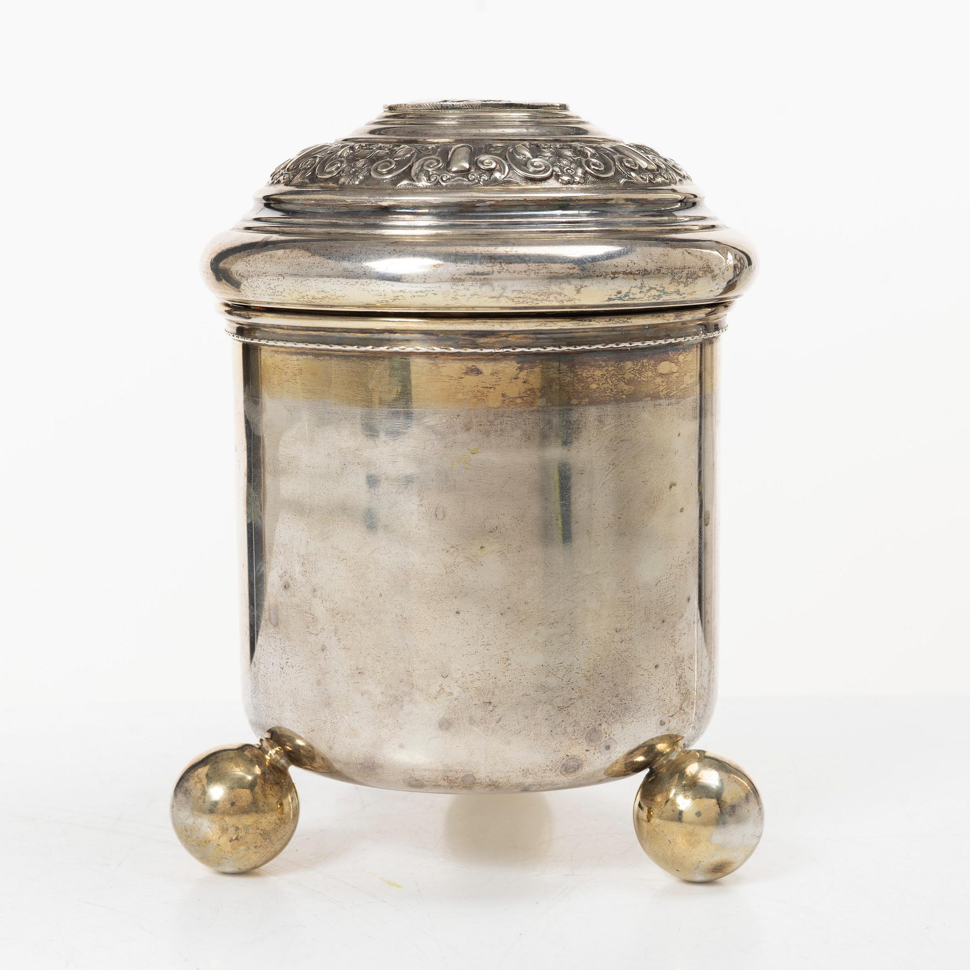 A Swedish 20th century silver tankard, mark of CG Hallberg, Stockholm 1944.
