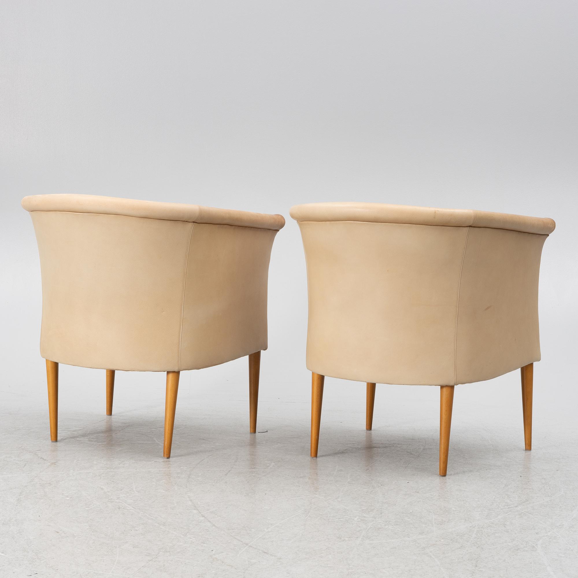 Marie Norell-Möller, armchairs, a pair, "Cicci", Norell Möbel.