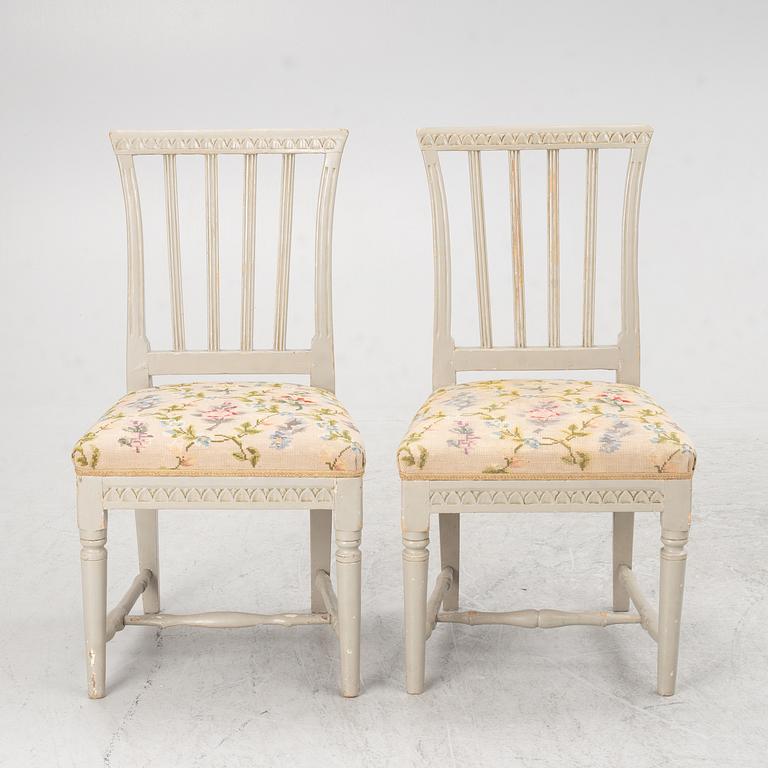 Chairs, a pair, Gustavian, 19th century.