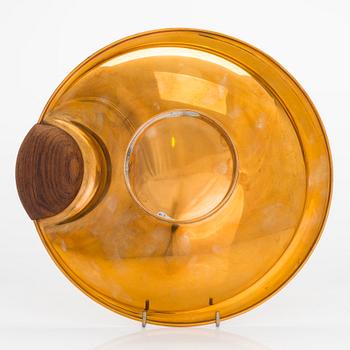 Tapio Wirkkala, A bowl in bronze and teak, model TW3, Kultakeskus Hämeenlinna.