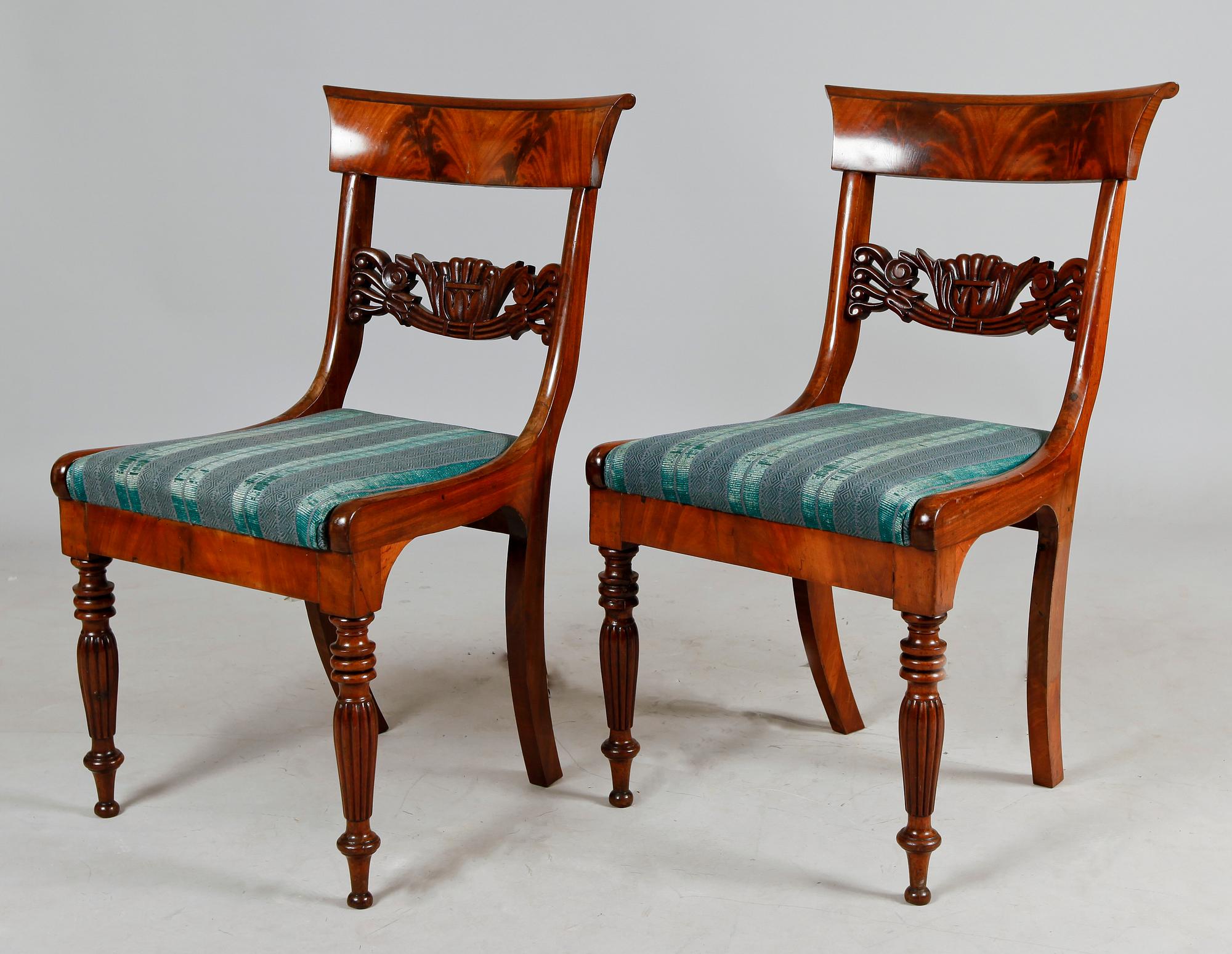 STOLAR, 5 st, empire, 1800-talets första hälft.