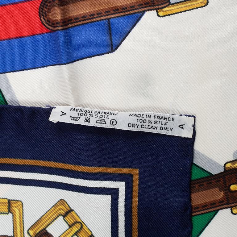 Hermès, scarf, "Sangles".