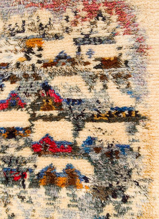 Irmeli Grönlund, ryijy, malli, Suomen käsityön ystävät. Noin 170 x 115 cm.