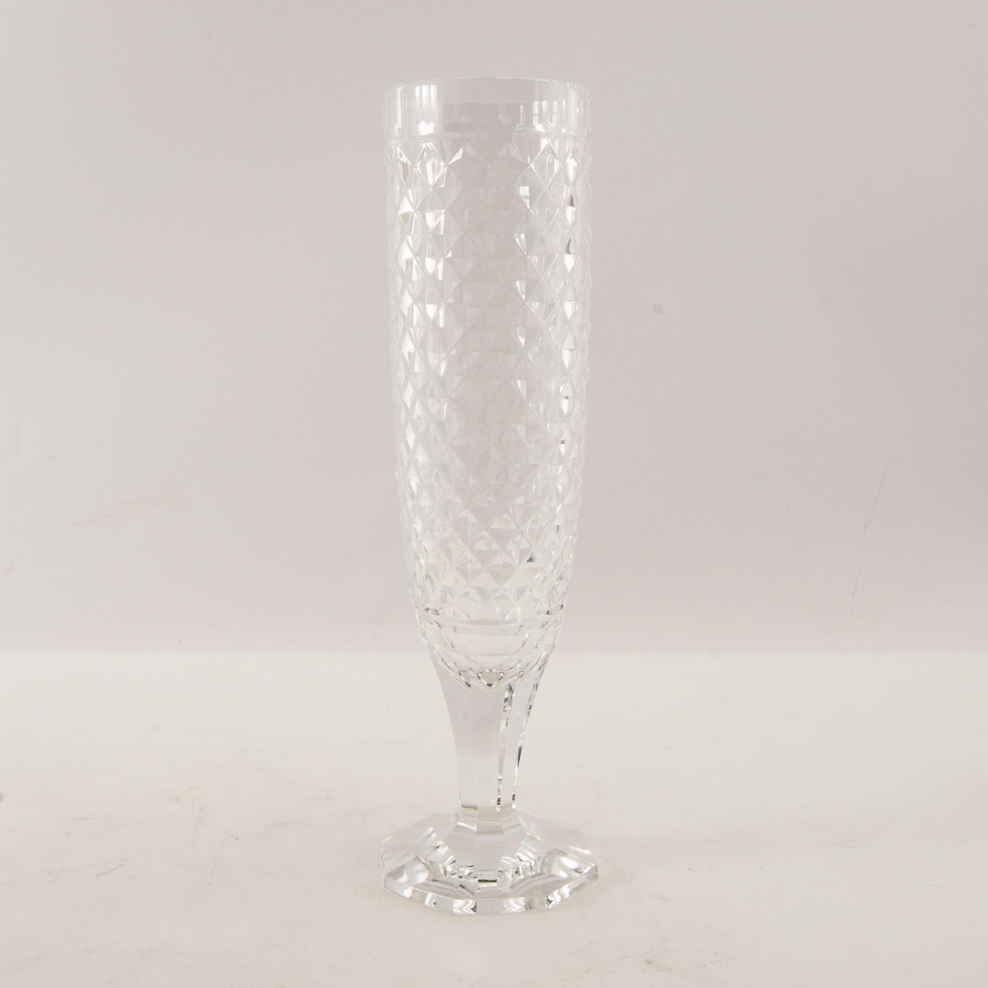Orrefors, champagne glasses, 8 pcs, 20th century.