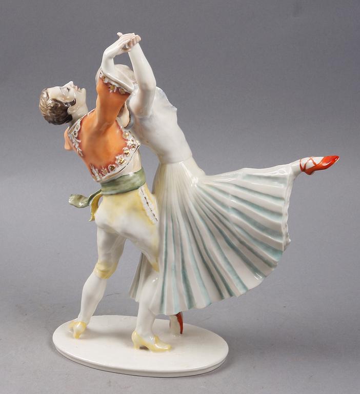 FIGURIN, porslin, Carl Werner, Hutschenreuter.
